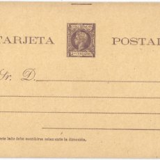 Sellos: CUBA ENTERO POSTAL EDIFIL 33. 1898. ”S” DE ”SR” ROTA. RARO.