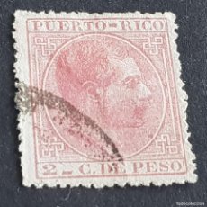 Sellos: ESPAÑA, PUERTO RICO, 1882-1886, ALFONSO XII, EDIFIL 62, USADO, ( LOTE AR )