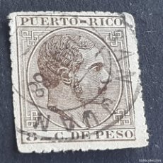 Sellos: ESPAÑA, PUERTO RICO, 1882-1886, ALFONSO XII, EDIFIL 66, USADO, ( LOTE AR )