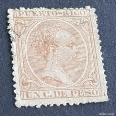 Sellos: ESPAÑA, PUERTO RICO, 1890, ALFONSO XIII, EDIFIL 77, USADO, ( LOTE AR )