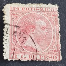 Sellos: ESPAÑA, PUERTO RICO, 1896-1897, ALFONSO XIII, EDIFIL 126, USADO, ( LOTE AR )