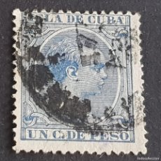 Sellos: CUBA, 1894, ALFONSO XIII, EDIFIL 136, USADO, ( LOTE AB )