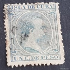 Sellos: CUBA, 1894, ALFONSO XIII, EDIFIL 136, USADO, ( LOTE AB )