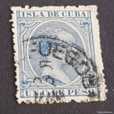 Sellos: CUBA, 1894, ALFONSO XIII, EDIFIL 136, MATASELLO DE CIENFUEGOS, ( LOTE AB )