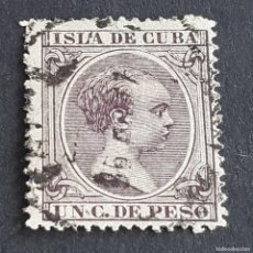 Sellos: CUBA, 1876, ALFONSO XIII, EDIFIL 146, USADO, ( LOTE AB )