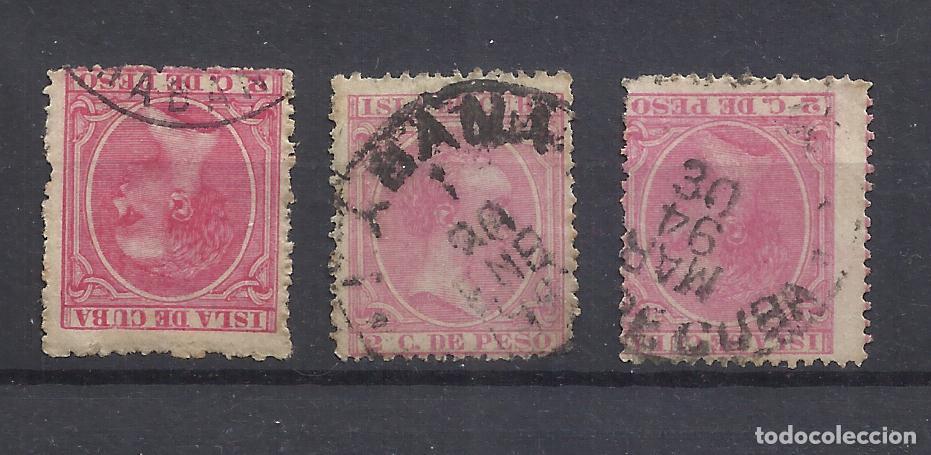 Sellos: CUBA 1894 edifil 137 usados valor 2022 catalogo 44.25 euros marcas habana