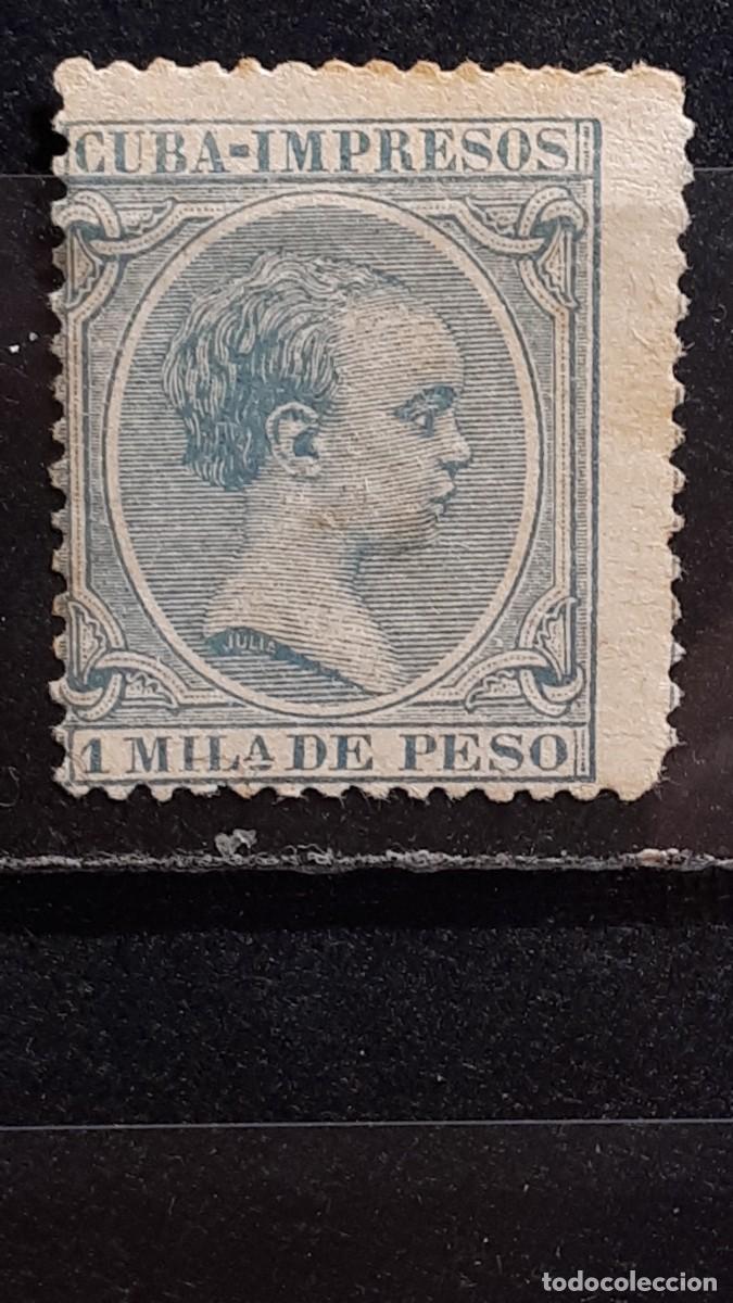 Sellos: CUBA. A&Ntilde;O 1896. *. EDIFIL 141