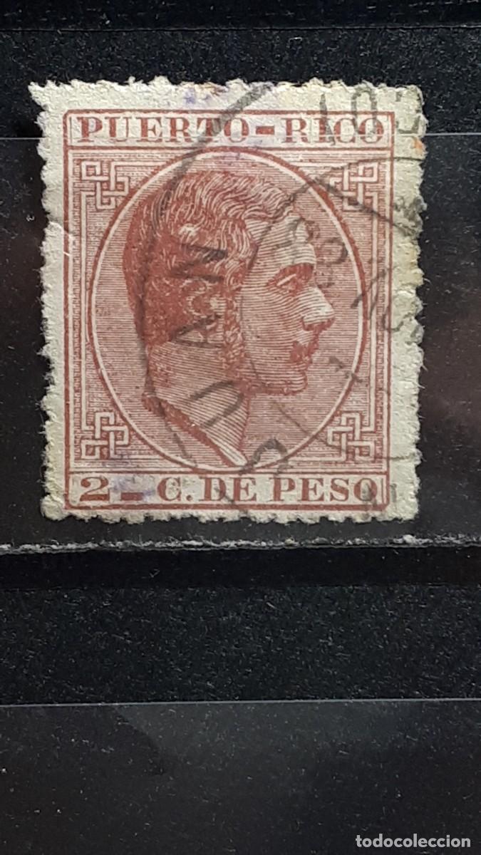 Sellos: PUERTO RICO. A&Ntilde;O 1882. &deg;. EDIFIL 62.