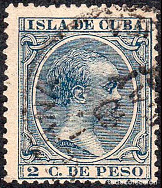 Briefmarken: Cuba Esp. - Edi o 113 - 1890 - Alfonso XIII - 2 cts.