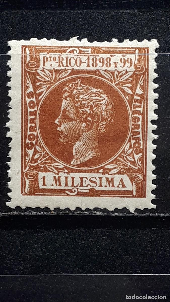 Sellos: PUERTO RICO. A&Ntilde;O 1898. *. Edifil 130.