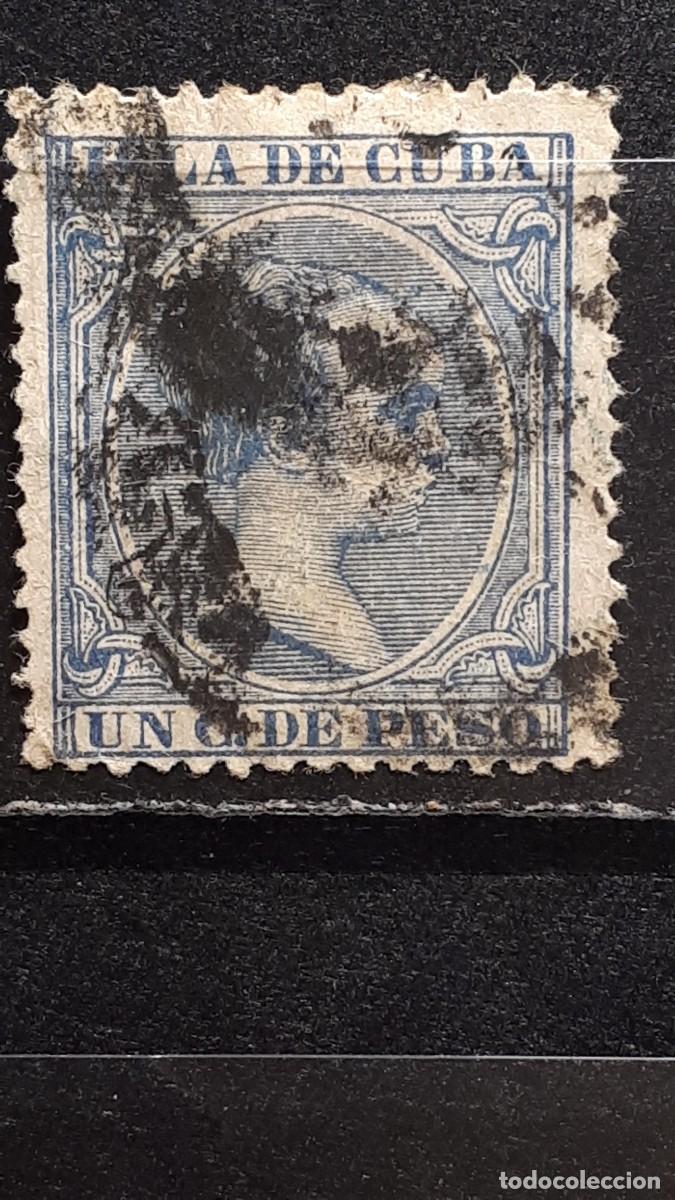 Sellos: CUBA. A&Ntilde;O 1894. &deg;. EDIFIL 136.