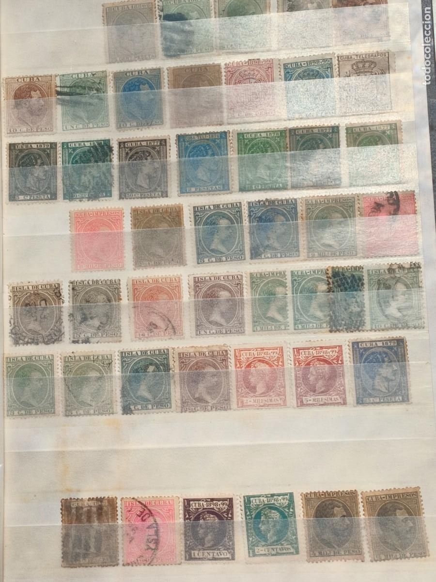 Sellos: Cuba, colonia espa&ntilde;ola. 46 sellos