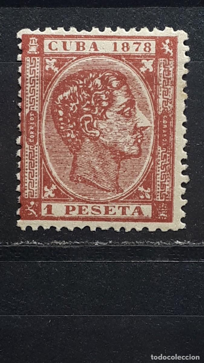 Sellos: CUBA. A&Ntilde;O 1878. **. EDIFIL 49.
