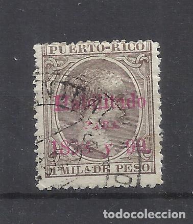 Sellos: IMPUESTO DE GUERRA ALFONSO XIII PUERTO RICO 1898 EDIFIL 151 USADO