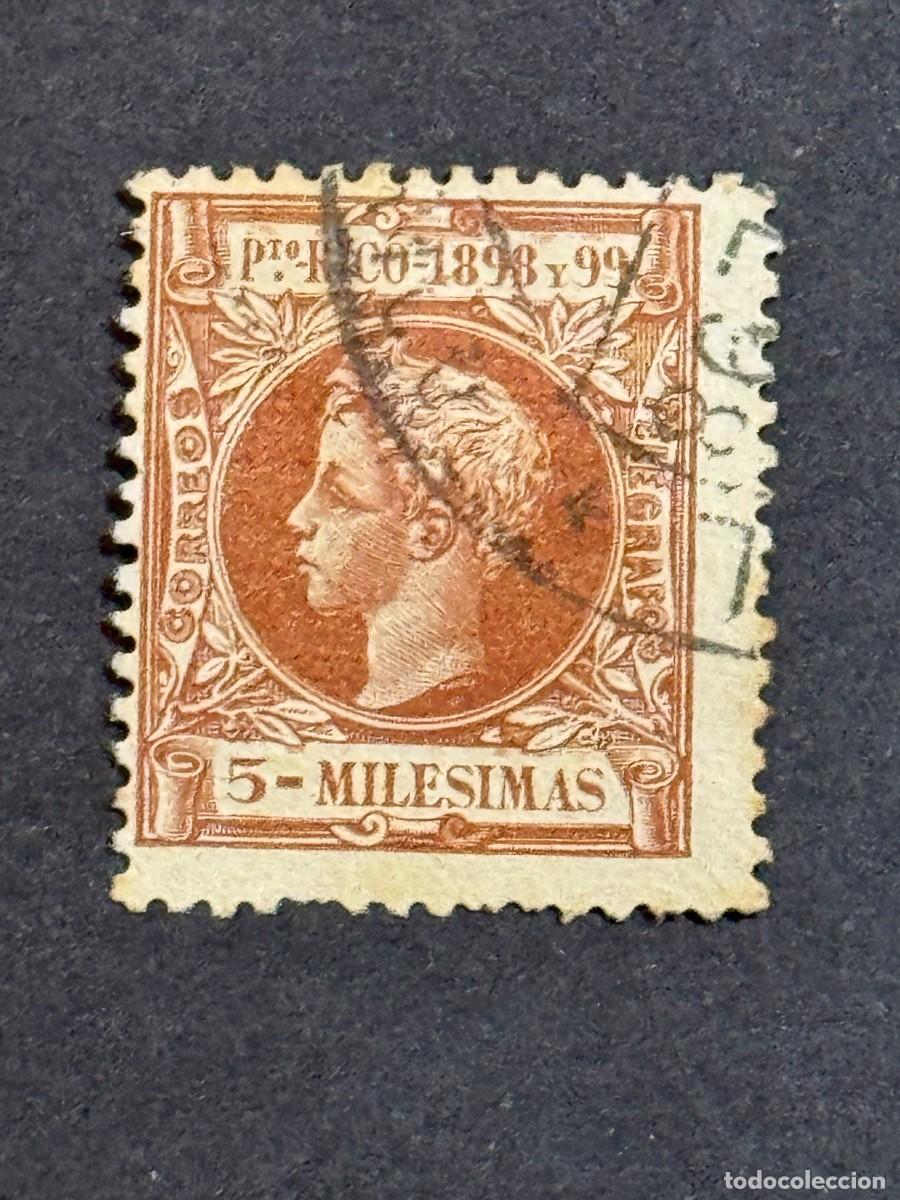 Sellos: Puerto Rico, Alfonso XIII, 1898, Edifil 134, usado