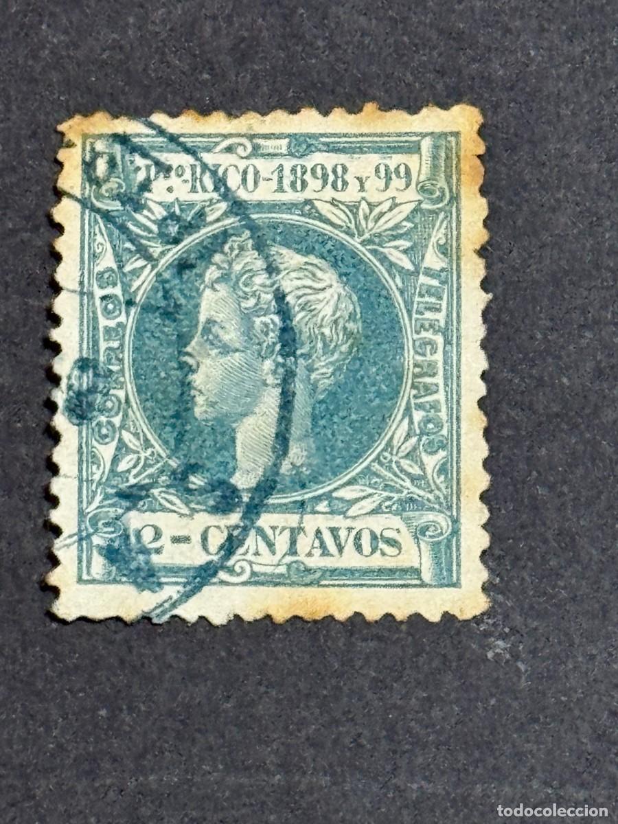 Sellos: Puerto Rico, Alfonso XIII, 1898, Edifil 136, usado