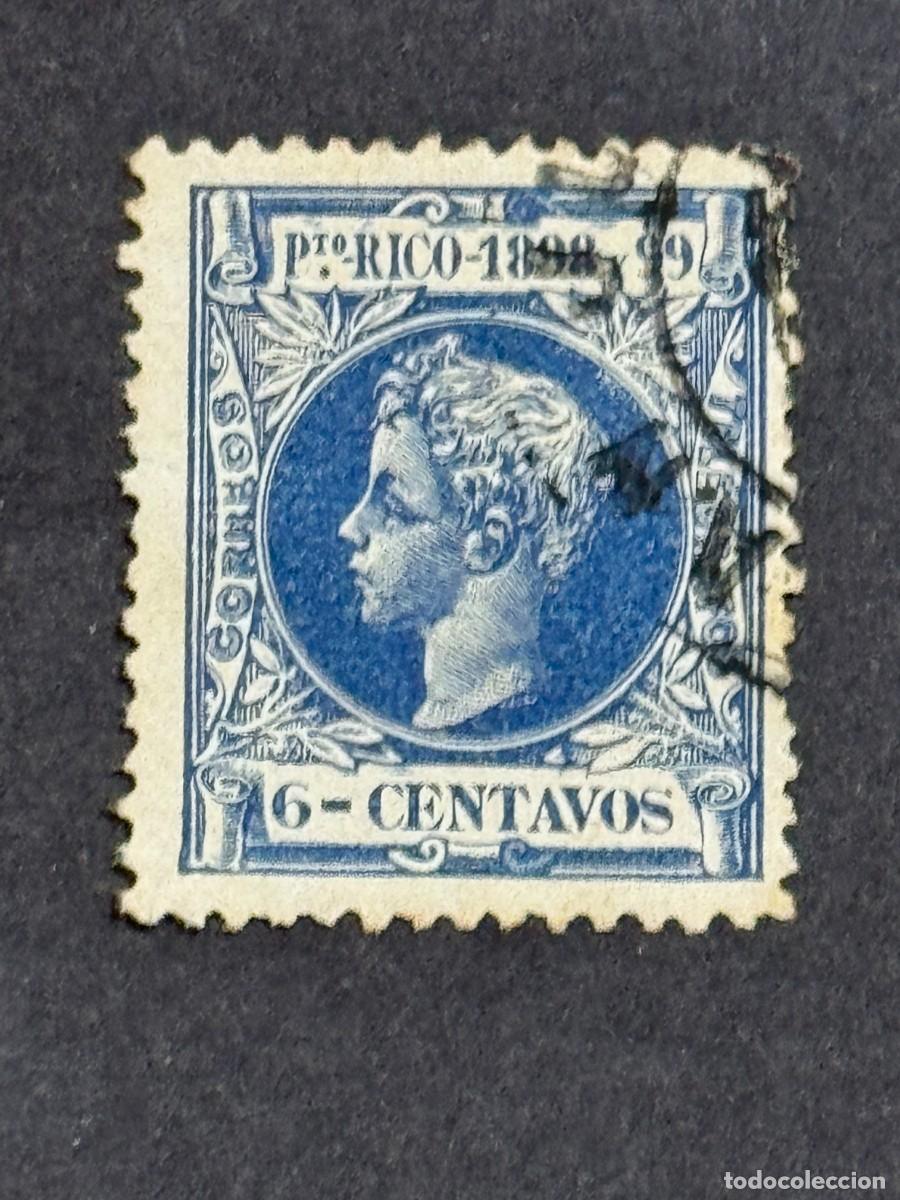 Sellos: Puerto Rico, Alfonso XIII, 1898, Edifil 140, usado