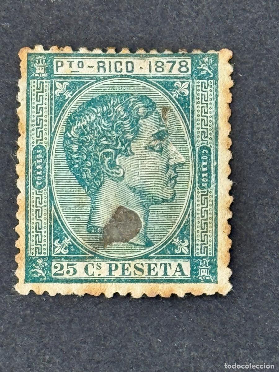 Timbres: Puerto Rico, Alfonso XII, 1878, Edifil 20, usado