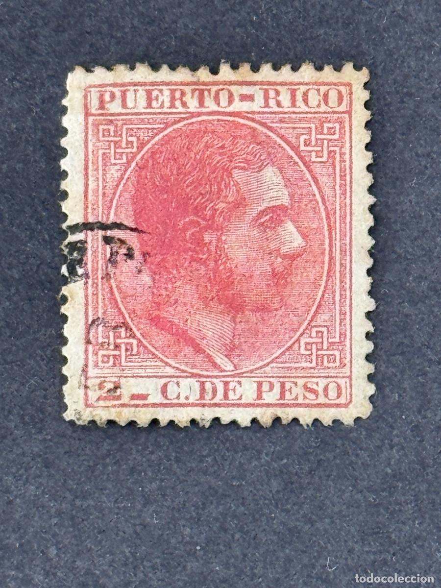 Sellos: Puerto Rico, Alfonso XII, 1882-1884, Edifil 62, usado