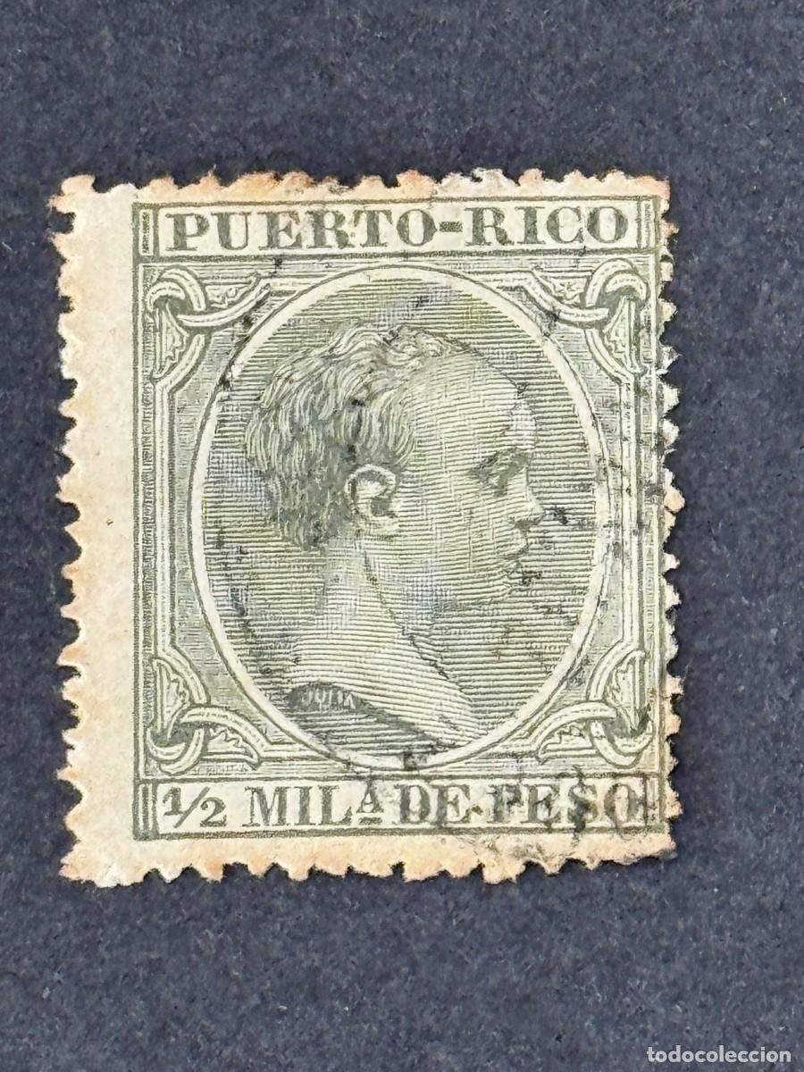 Sellos: Puerto Rico, Alfonso XIII, 1891-1892, Edifil 86, usado