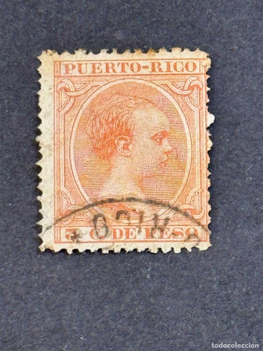 Sellos: Puerto Rico, Alfonso XIII, 1891-1892, Edifil 94, usado
