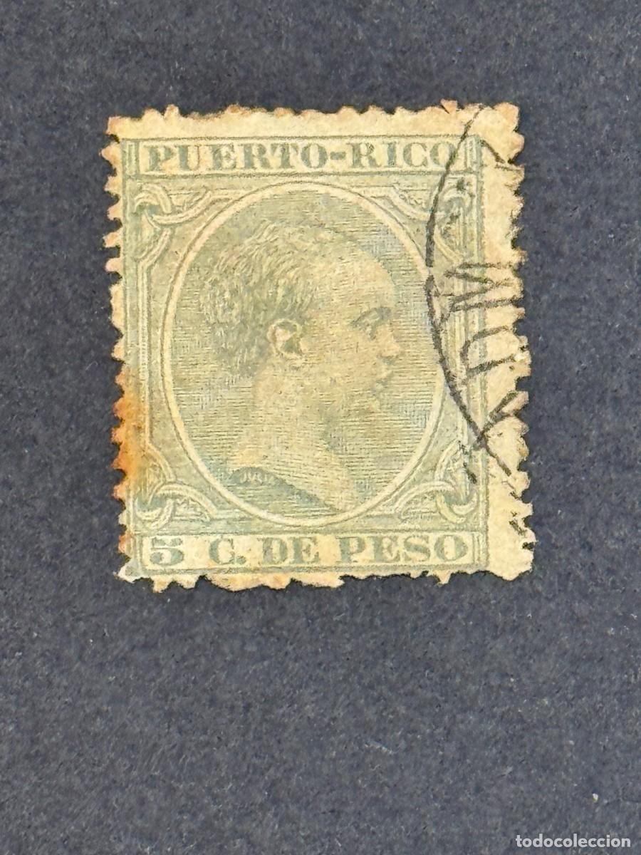 Sellos: Puerto Rico, Alfonso XIII, 1891-1892, Edifil 95, usado