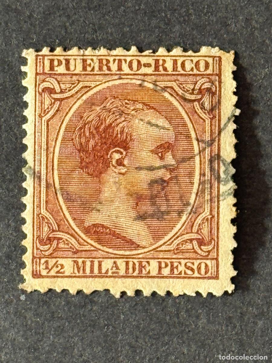 Sellos: Puerto Rico, Alfonso XIII, 1894, Edifil 102, usado