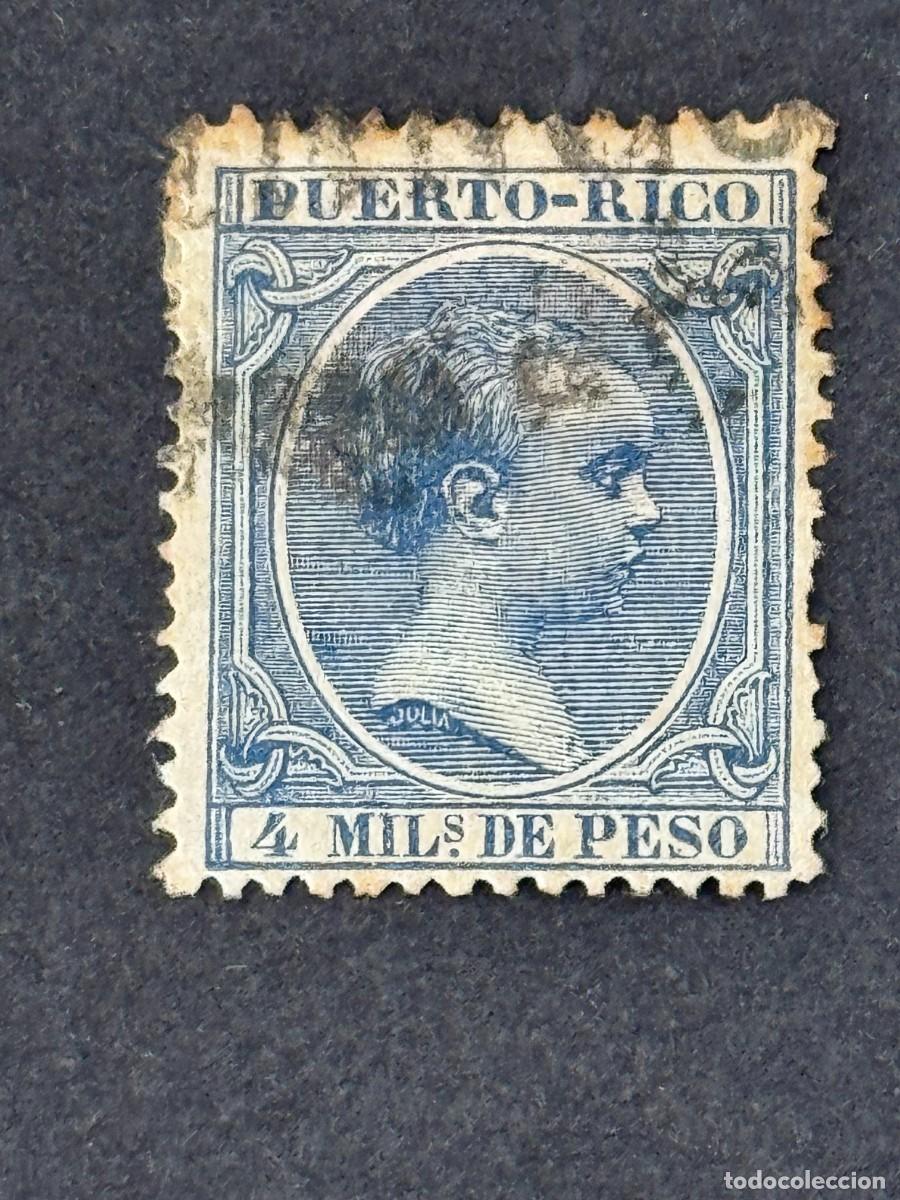 Sellos: Puerto Rico, Alfonso XIII, 1891-1892, Edifil 89, usado