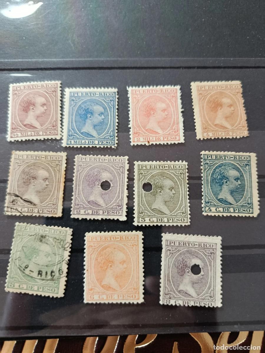 Sellos: Sellos Puerto Rico espa&ntilde;ol 1894, nuevos y usados