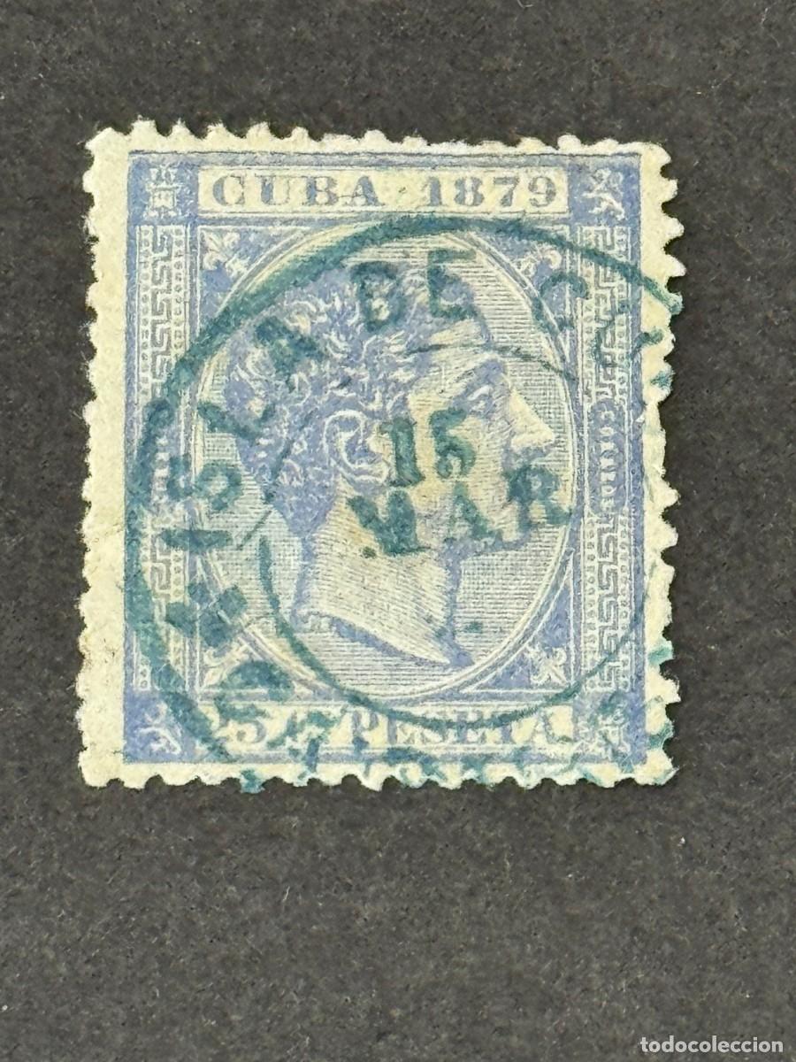 Sellos: Cuba, Alfonso XII, 1879, Edifil 53, usado