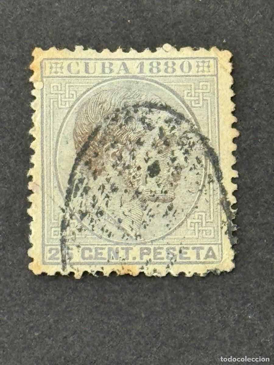 Sellos: Cuba, Alfonso XII, 1880, Edifil 59, usado