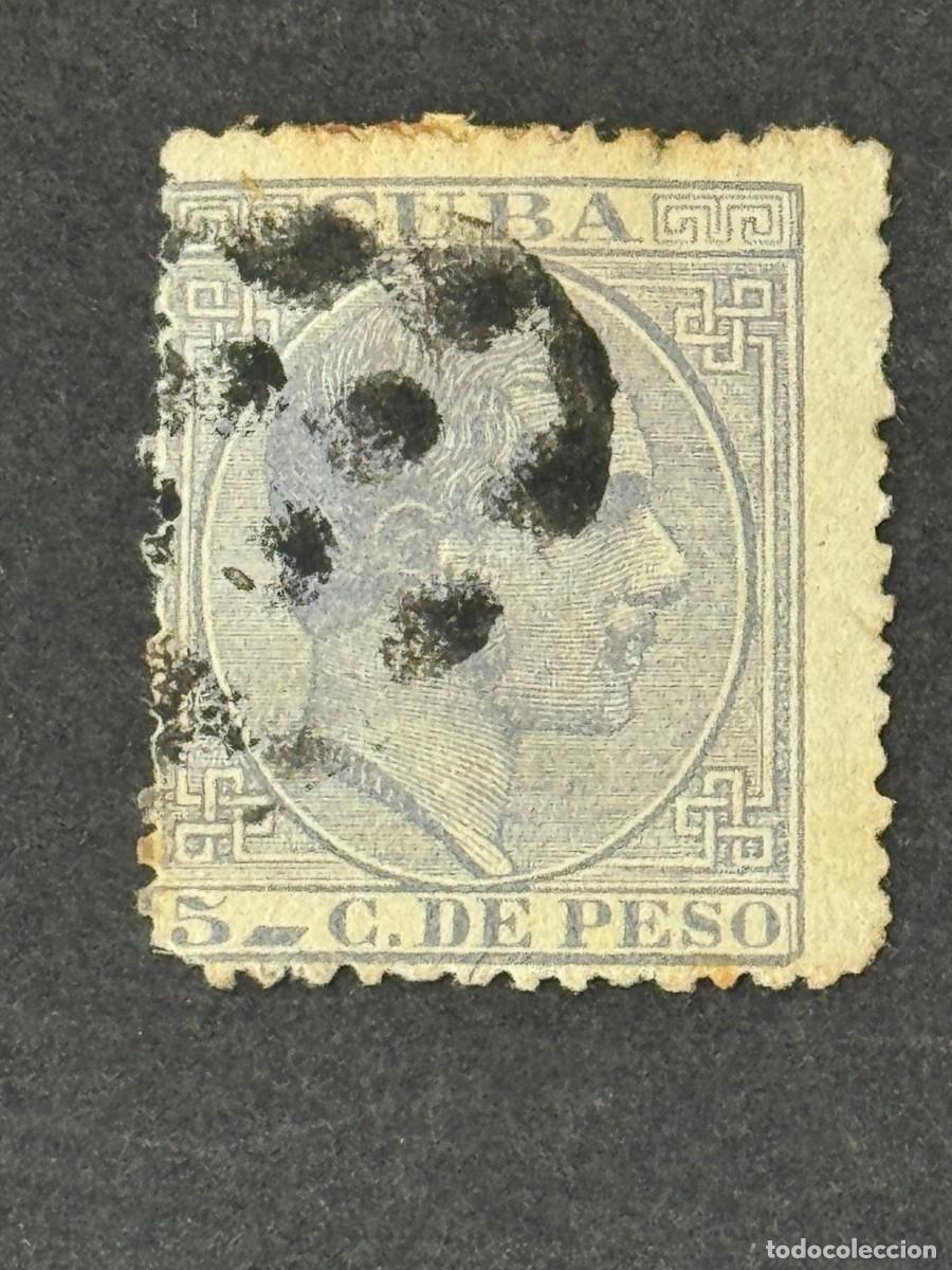 Sellos: Cuba, Alfonso XII, 1882-1883, Edifil 71, usado