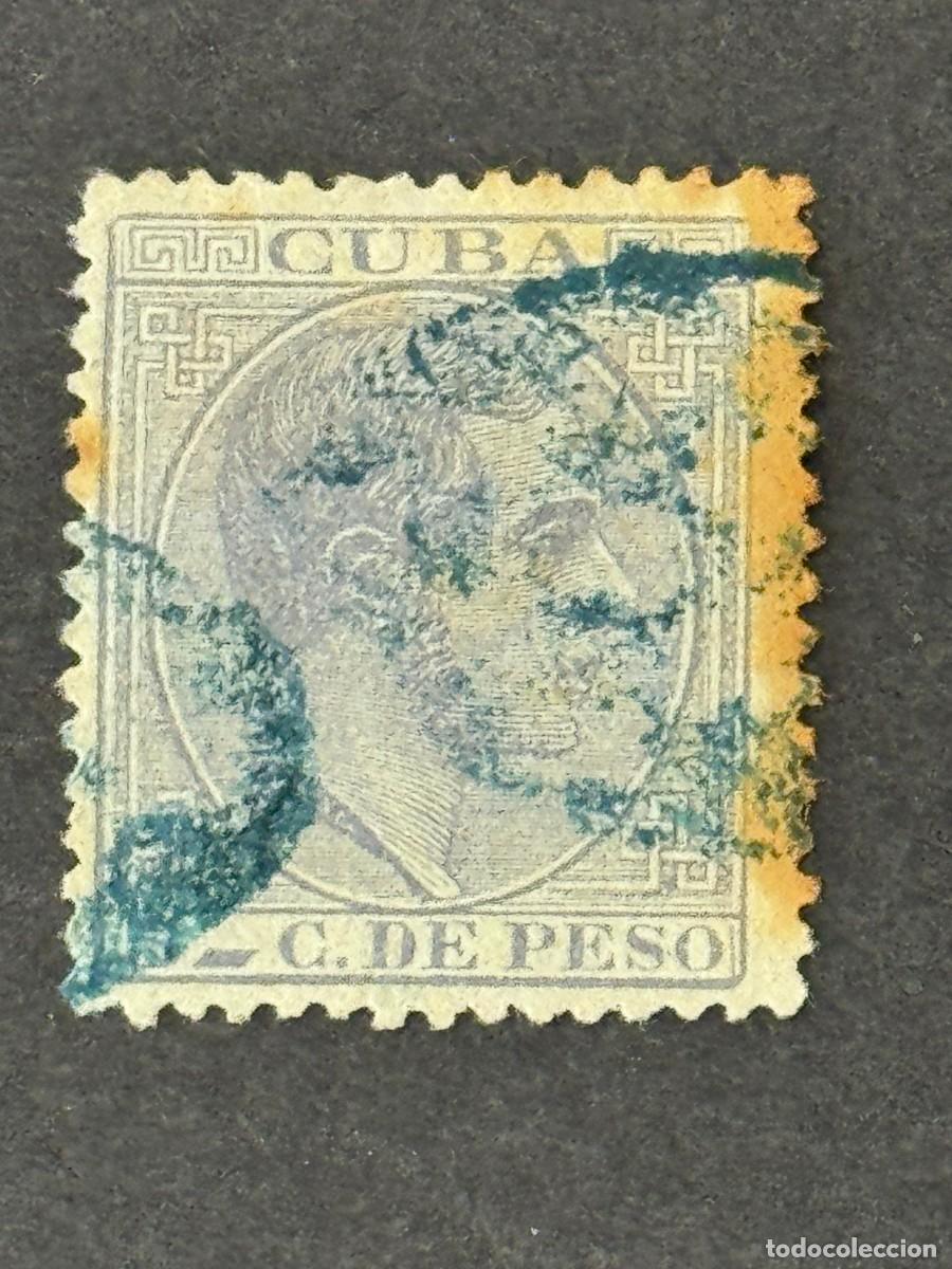 Sellos: Cuba, Alfonso XII, 1882-1883, Edifil 71, usado