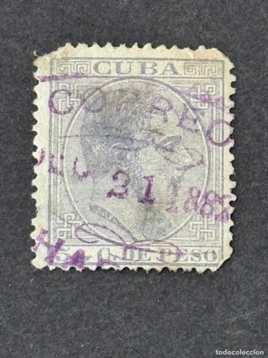 Sellos: Cuba, Alfonso XII, 1882-1883, Edifil 71, usado