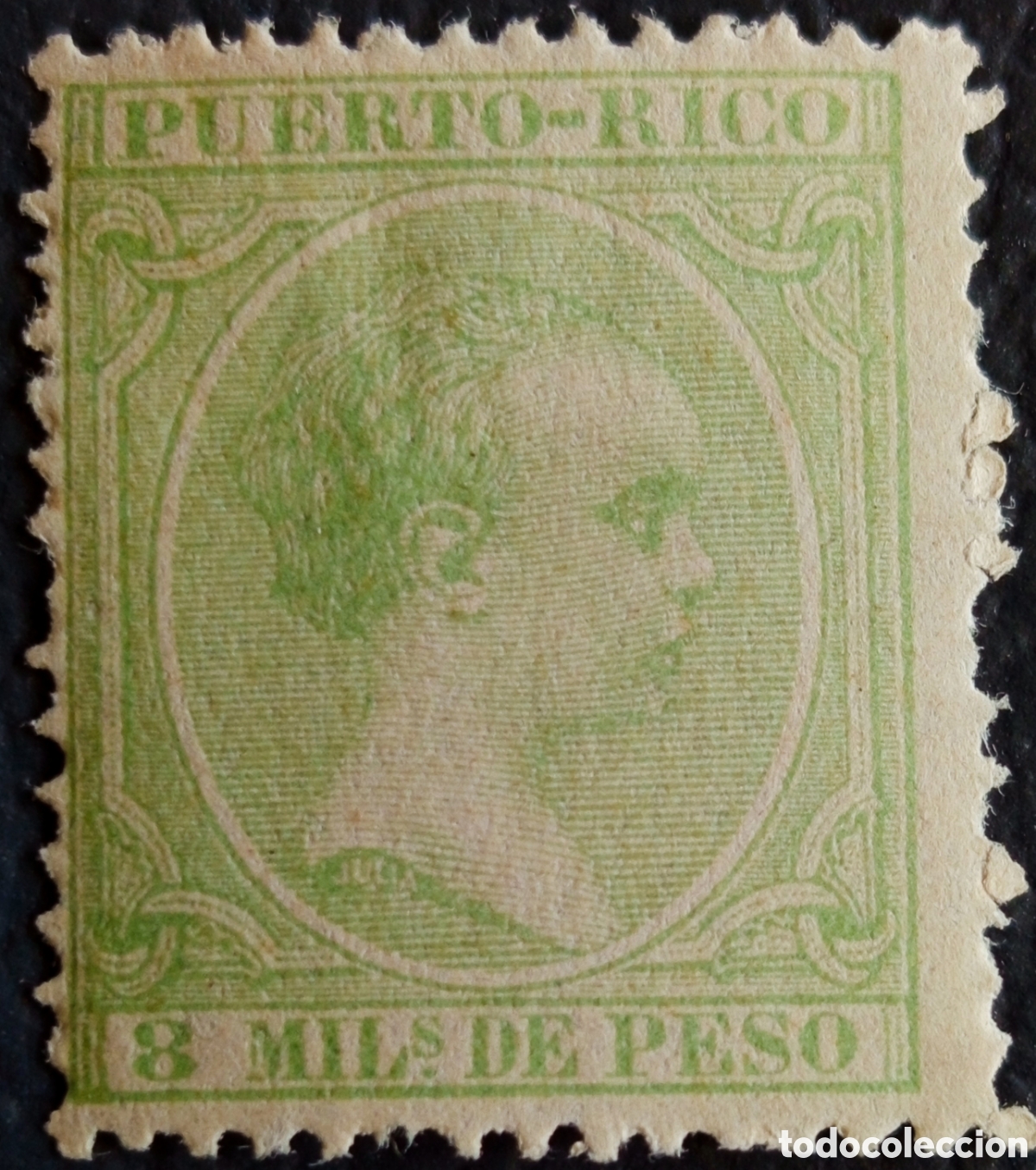 Sellos: Puerto Rico, Alfonso XIII, 1891-1892, Edifil 91,MH