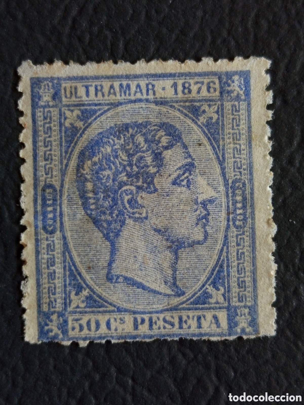 Sellos: CUBA 1876. Alfonso XII.50c.ultramar. Nuevo(*). Edifil.37