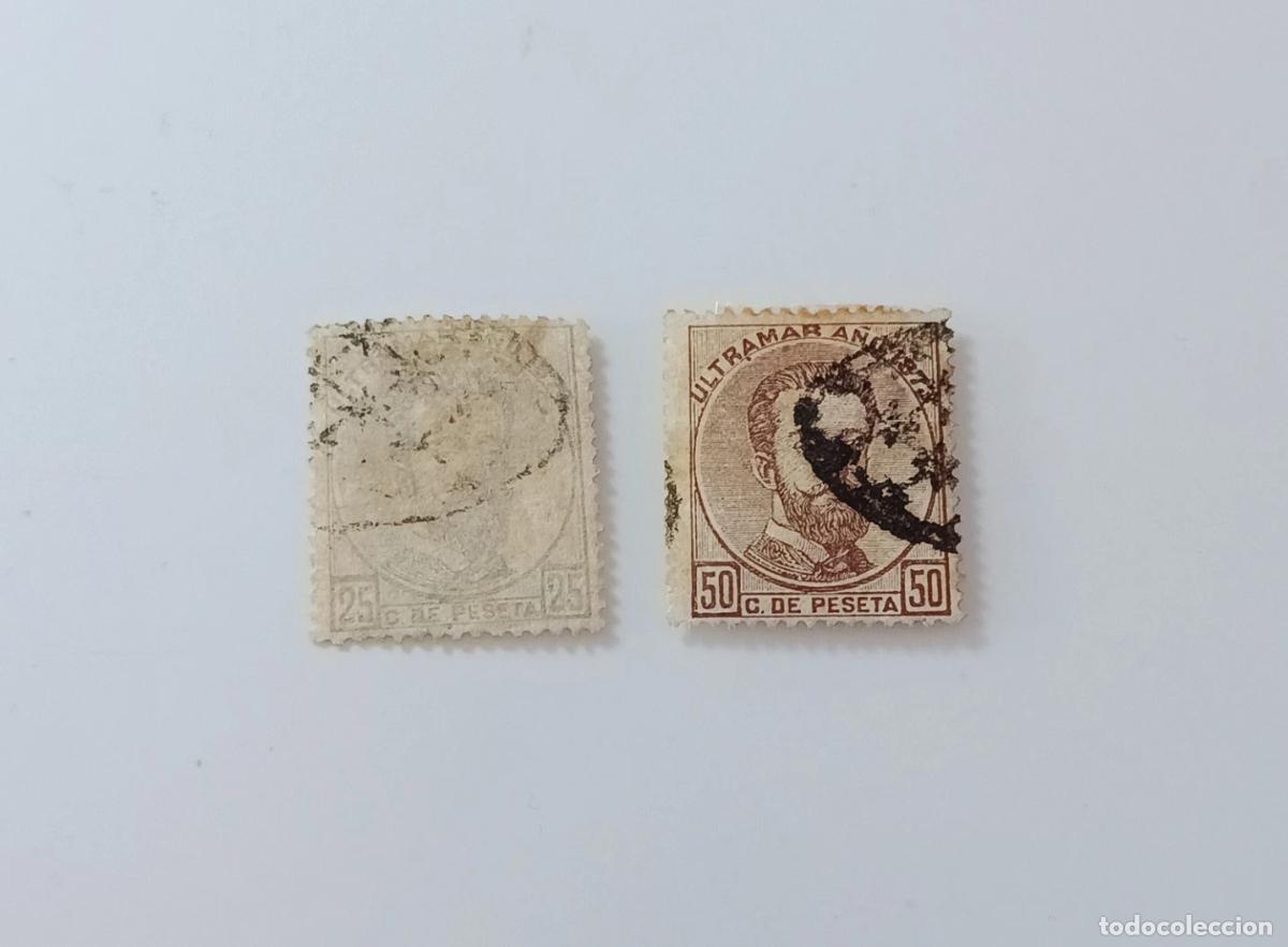 Sellos: Sellos Antillas Espa&ntilde;olas 1873, Edifil 25 y 26
