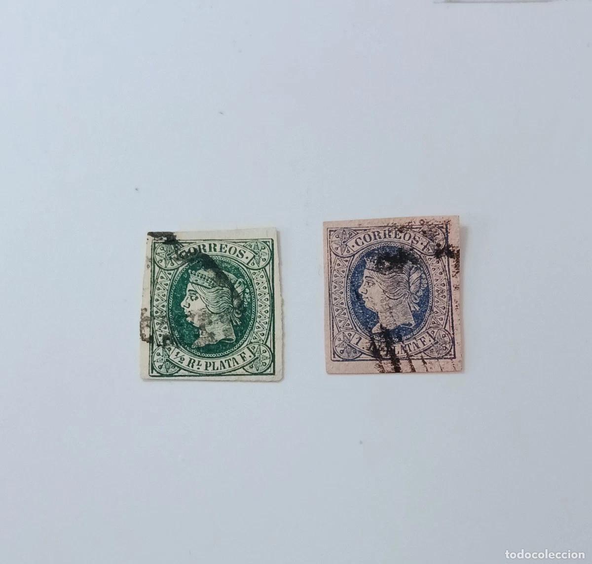 Sellos: Sellos Antillas Espa&ntilde;olas 1864, Edifil 10 y 11