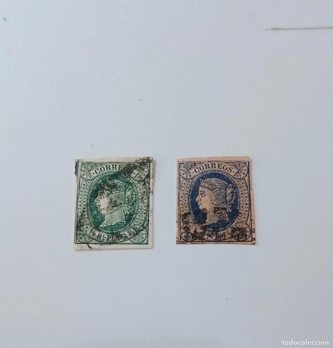 Sellos: Sellos Antillas Espa&ntilde;olas 1864, Edifil 10 y 11