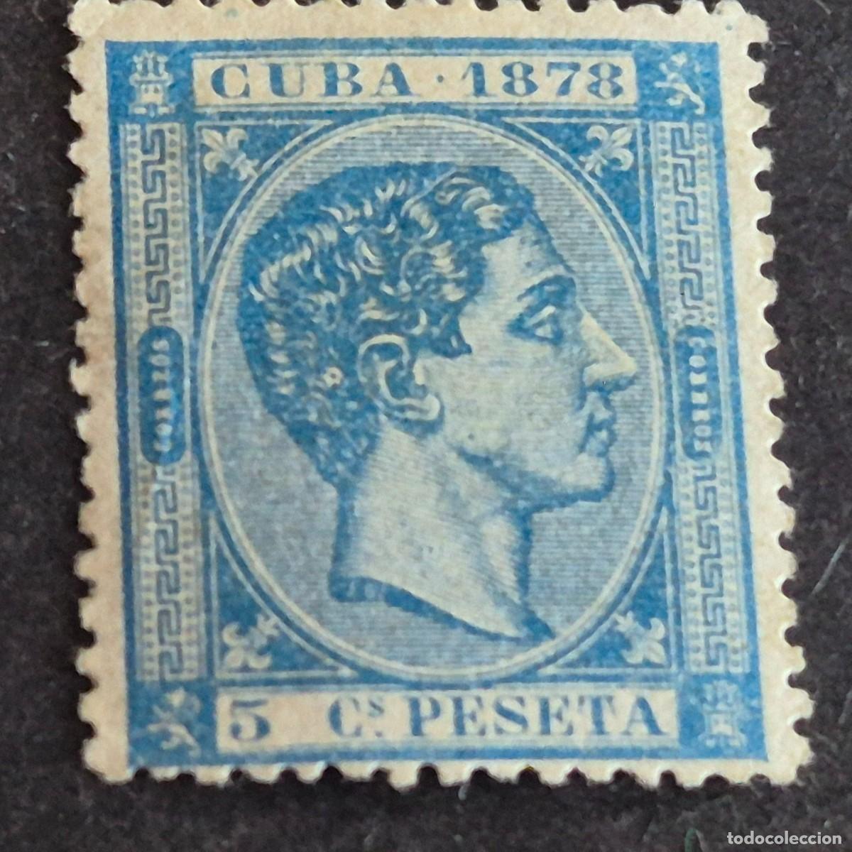 Sellos: ESPA&Ntilde;A, CUBA, 1878, ALFONSO XII, EDIFIL 44, NUEVO SIN GOMA, (LOTE AR)