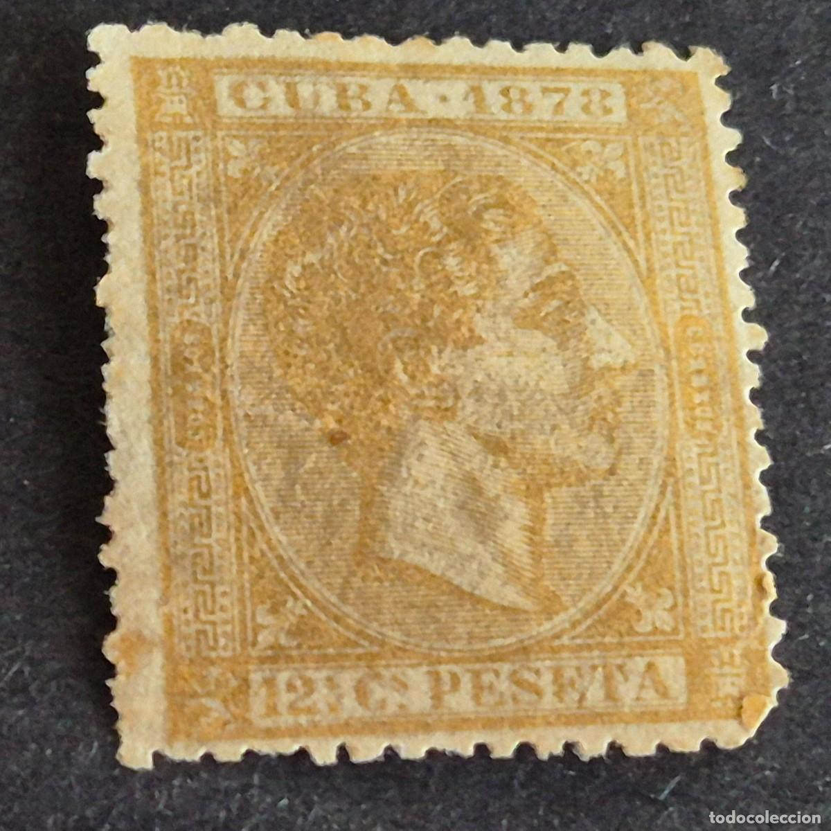 Sellos: ESPA&Ntilde;A, CUBA, 1878, ALFONSO XII, EDIFIL 46, NUEVO SIN GOMA, (LOTE AR)