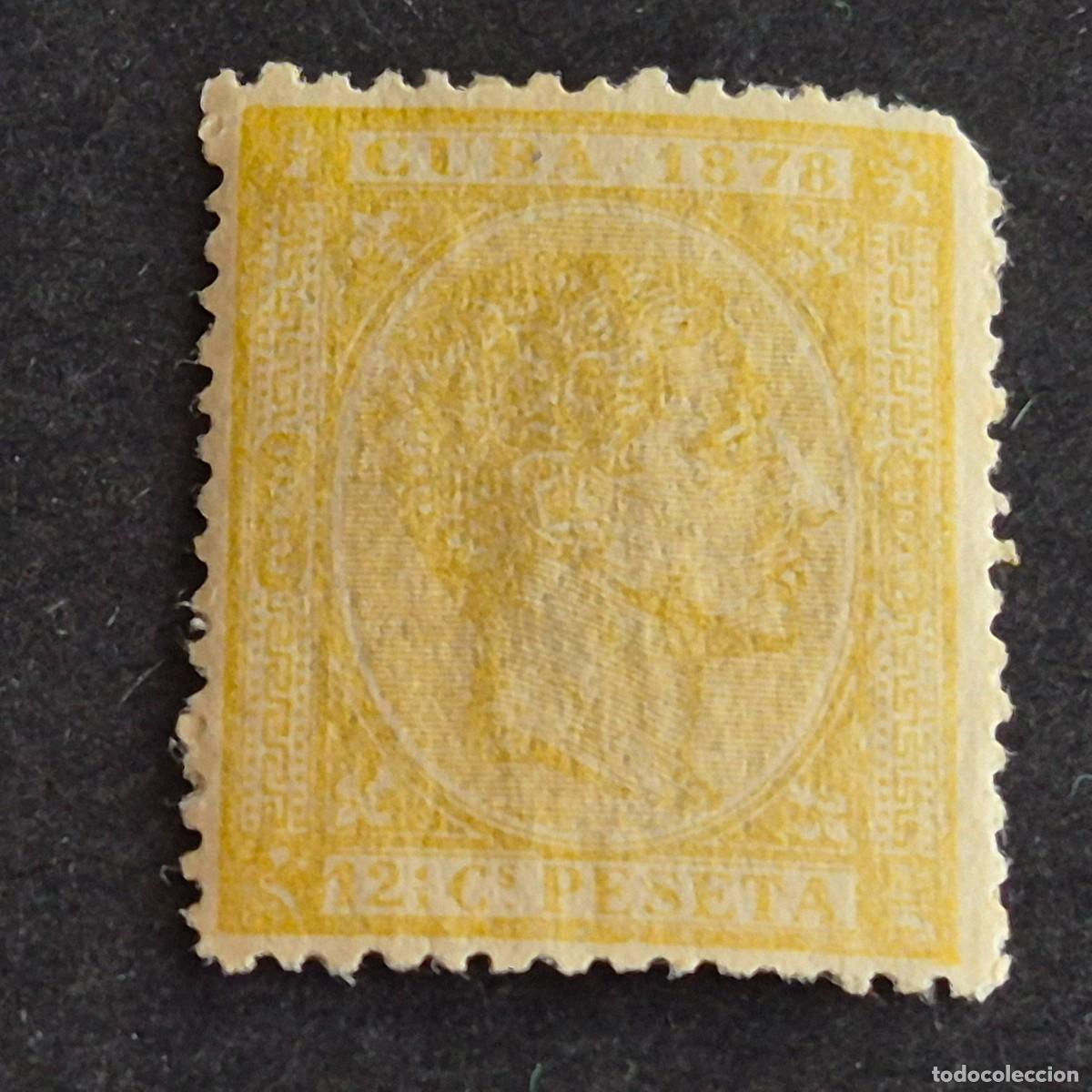 Sellos: ESPA&Ntilde;A, CUBA, 1878, ALFONSO XII, EDIFIL 46, NUEVO SIN GOMA, (LOTE AR)