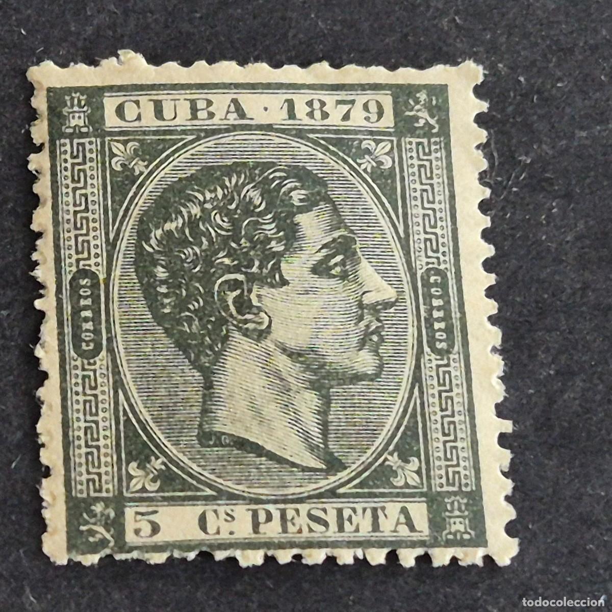 Sellos: ESPA&Ntilde;A, CUBA, 1879, ALFONSO XII, EDIFIL 50, NUEVO SIN GOMA, (LOTE AR)