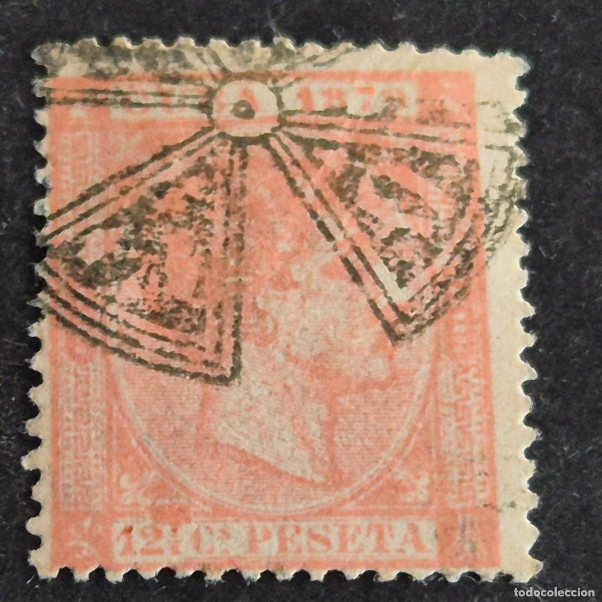 Sellos: ESPA&Ntilde;A, CUBA, 1879, ALFONSO XII, EDIFIL 52,MUY RARO MATASELLO CRUZ DE MALTA Y MARQUILLADO, (LOTE AR)