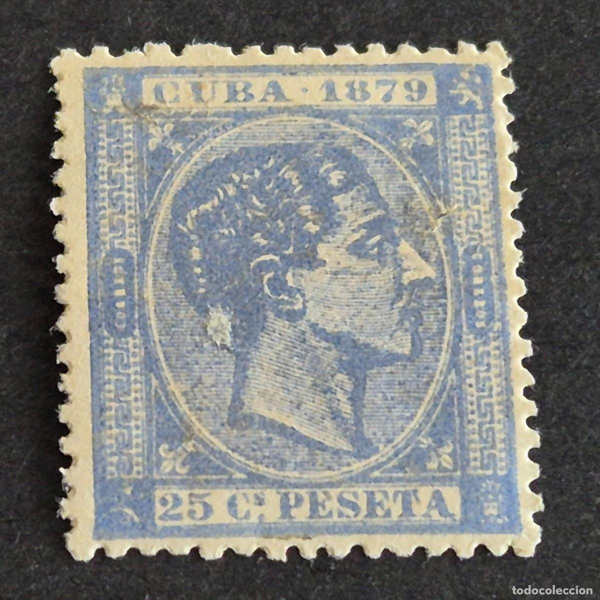 Sellos: ESPA&Ntilde;A, CUBA, 1879, ALFONSO XII, EDIFIL 53, NUEVO SIN GOMA, (LOTE AR)