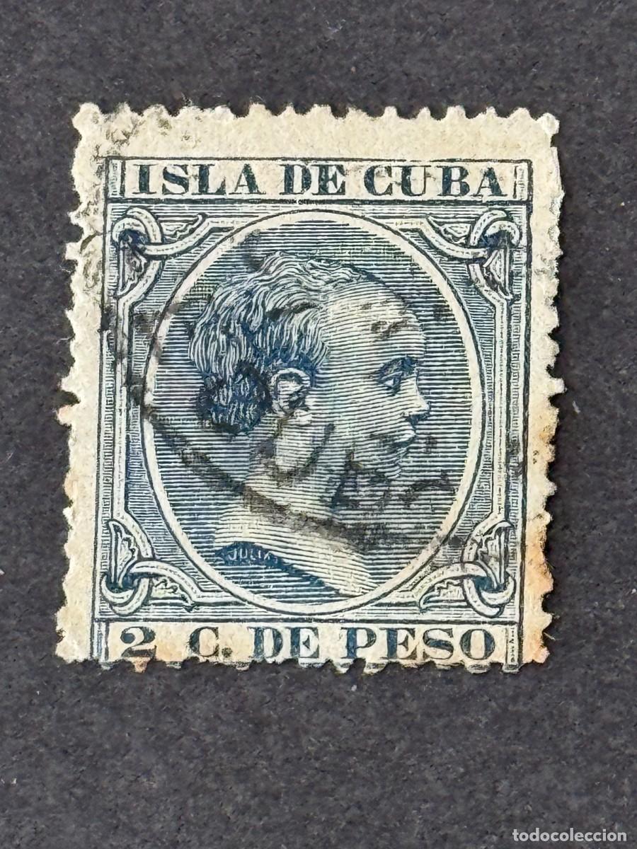 Sellos: Cuba, Alfonso XIII, 1890, Edifil 113, usado