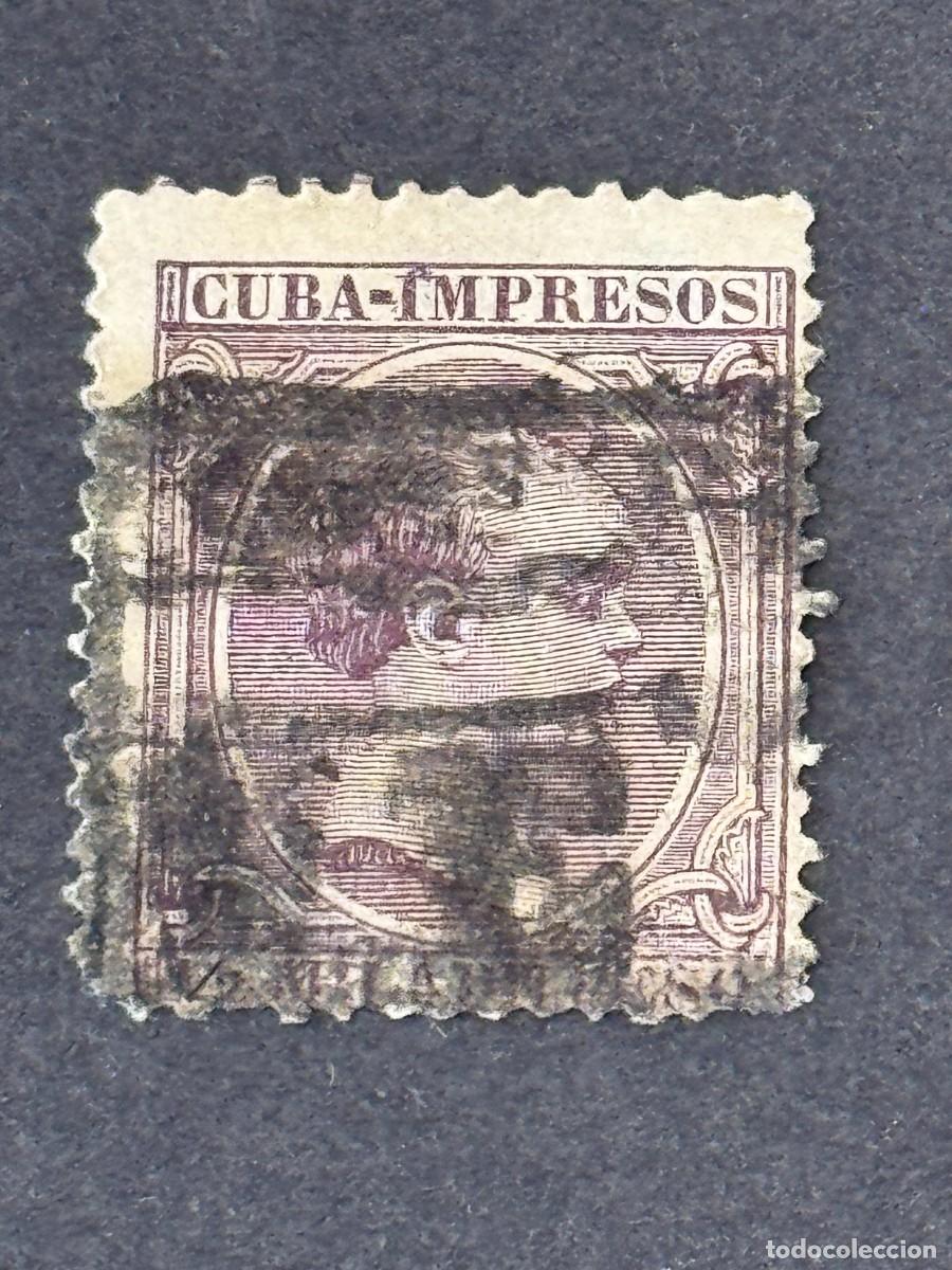 Sellos: Cuba, Alfonso XIII, 1891-1892, Edifil 118, usado