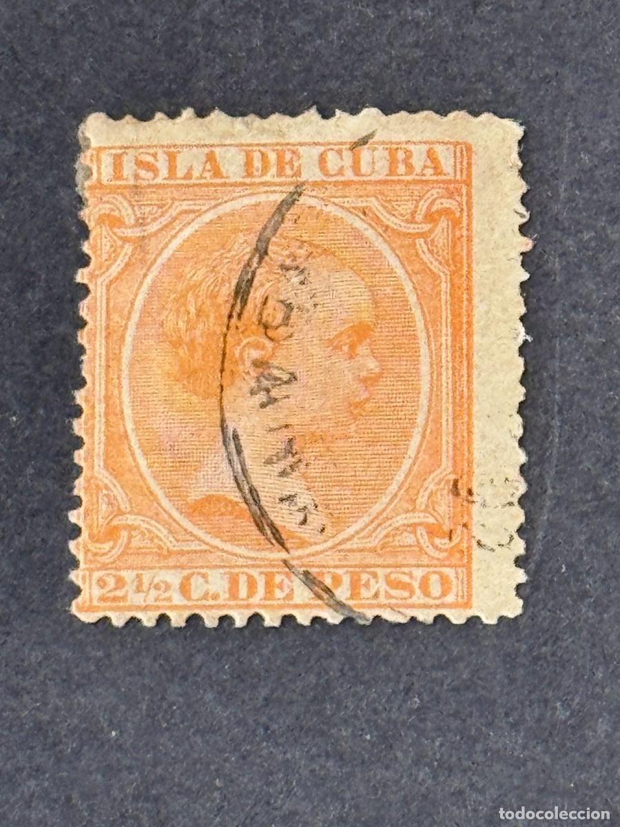 Sellos: Cuba, Alfonso XIII, 1891-1892, Edifil 126, usado