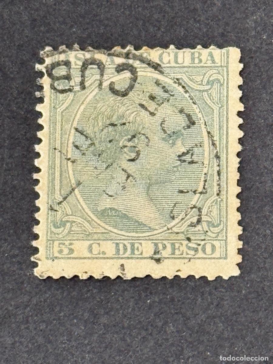 Sellos: Cuba, Alfonso XIII, 1891-1892, Edifil 127, usado