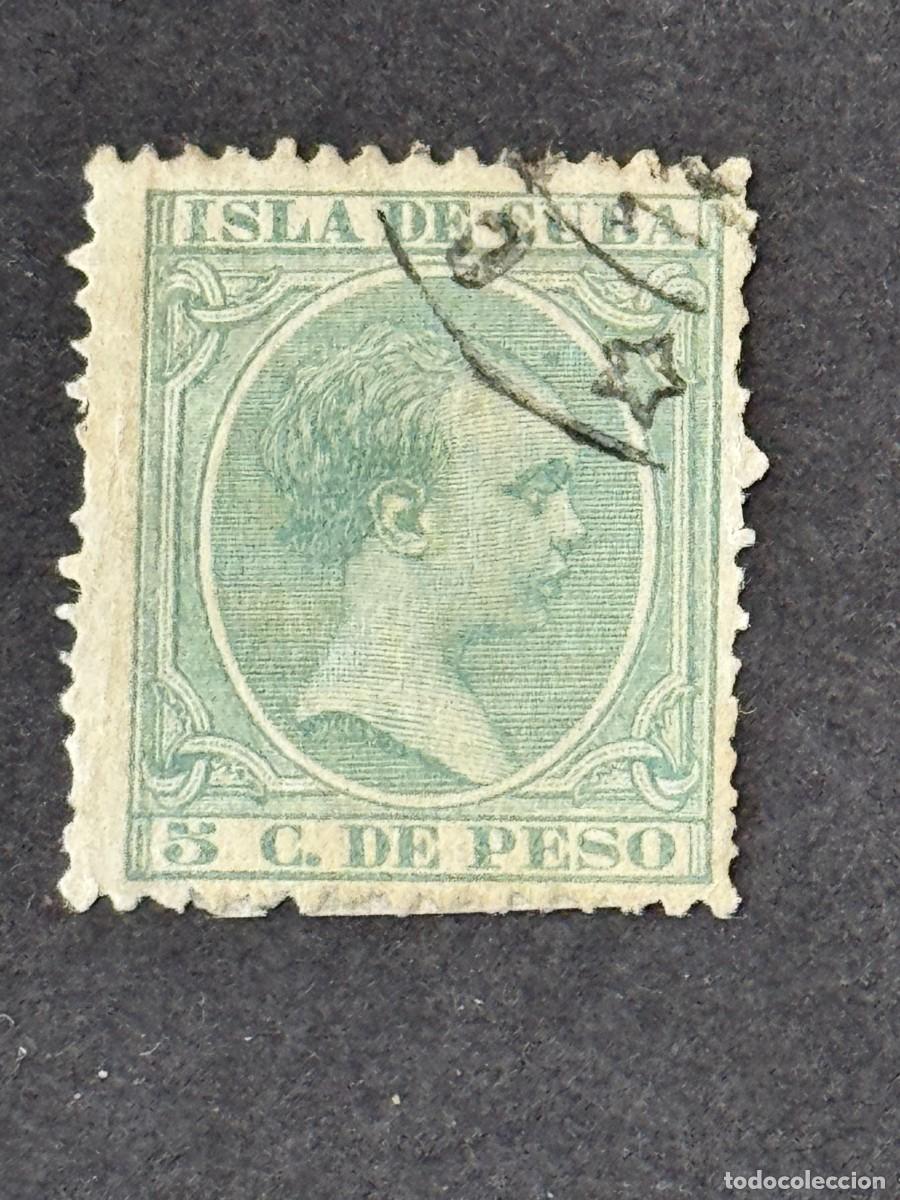 Sellos: Cuba, Alfonso XIII, 1891-1892, Edifil 127, usado